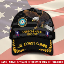 US Coast Guard, E 8 Gold - Classic Cap