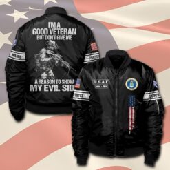 US Air Force , No One Fights Alone - Bomber Jacket