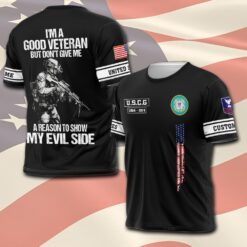 US Coast Guard, E 3 Blue - T-Shirt