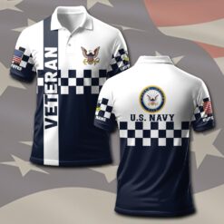 US Navy, No One Fights Alone - Polo Shirt