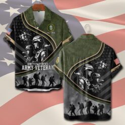 US Army, I Walked The Walk - Short Sleeve Button Shirt