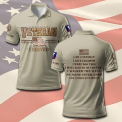 US Coast Guard, E 7 Red - Polo Shirt