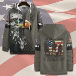 US Air Force , E 3 Air Force Airman First Class - Zip Hoodie