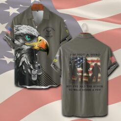 US Navy, Anchors Aweigh - Short Sleeve Button Shirt