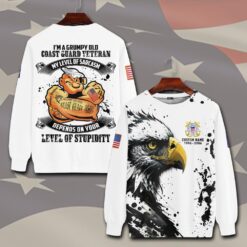 US Coast Guard, Land Of The Free, Because Of The Brave - Sweatshirt