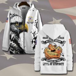 US Coast Guard, Lest We Forget - Zip Hoodie