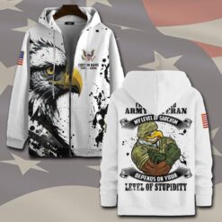 US Army, Be All You Can Be - Zip Hoodie