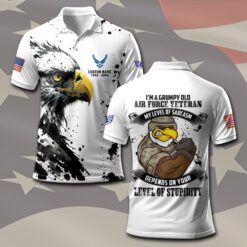 US Air Force , E 3 Air Force Airman First Class - Polo Shirt