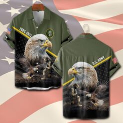 US Army, Honoring All Who Served - Short Sleeve Button Shirt