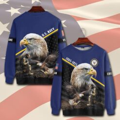 US Navy, Honor, Duty, Service - Sweatshirt