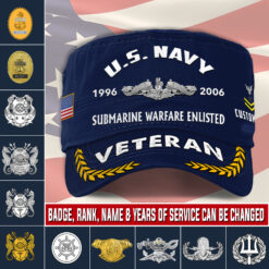Navy Badge, E 3 Blue - Military Cap