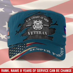 US Coast Guard, Freedom Over Fear - Military Cap