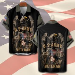 US Army, Once A Soldier, Always A Soldier - Short Sleeve Button Shirt