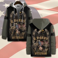 US Army, Defender of Freedom - Zip Hoodie