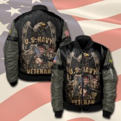 US Navy, Proud To Have Served - Bomber Jacket