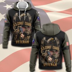 US Coast Guard, E 8 Gold - Hoodie