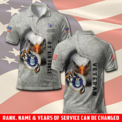 US Air Force , Remember - Honor - Respect - Polo Shirt