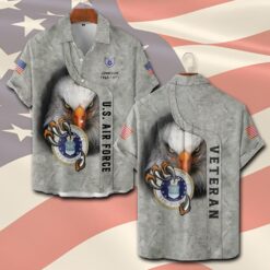 US Air Force , Proud To Have Served - Short Sleeve Button Shirt