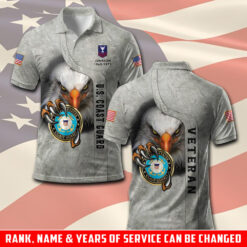 US Coast Guard, E 3 White - Polo Shirt