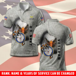 US Navy, E 4 Gold - Polo Shirt