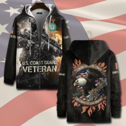 US Coast Guard, All Gave Some, Some Gave All - Zip Hoodie