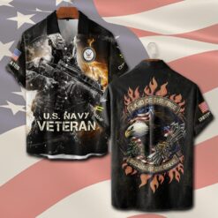 US Navy, Proud To Have Served - Short Sleeve Button Shirt