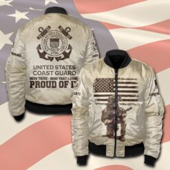US Coast Guard, No One Gets Left Behind - Bomber Jacket
