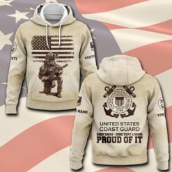 US Coast Guard, Honor, Duty, Service - Hoodie
