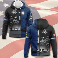 US Navy, E 4 Gold - Hoodie