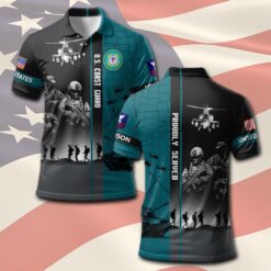 US Coast Guard, Second To None - Polo Shirt