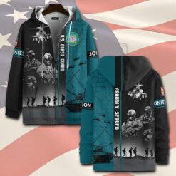 US Coast Guard, Always Ready - Zip Hoodie