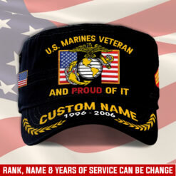 US Marine Corps, Land Of The Free, Because Of The Brave - Military Cap