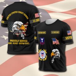 US Coast Guard, Always Remember, Never Forget - T-Shirt