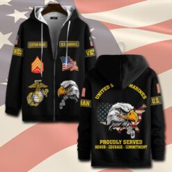 US Marine Corps, W 3 Marines Chief Warrant Officer 3 - Zip Hoodie