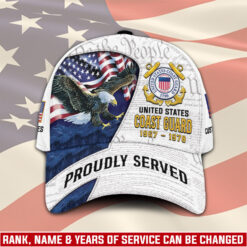 US Coast Guard, E 4 Gold - Classic Cap