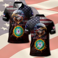 US Coast Guard, Thank a Veteran - Polo Shirt