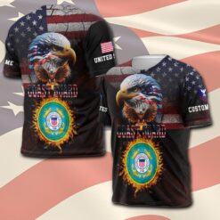 US Coast Guard, E 9 Gold - T-Shirt