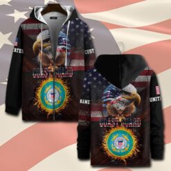 US Coast Guard, Once A Coastie, Always A Coastie - Zip Hoodie