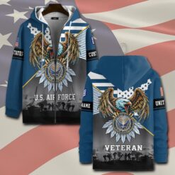US Air Force , Served With Pride - Zip Hoodie