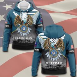 US Coast Guard, E 7 Red - Hoodie