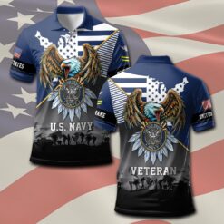 US Navy, Honoring All Who Served - Polo Shirt