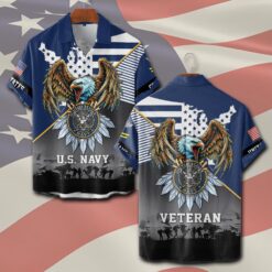 US Navy, I Walked The Walk - Short Sleeve Button Shirt