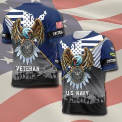 US Navy, E 3 White - T-Shirt