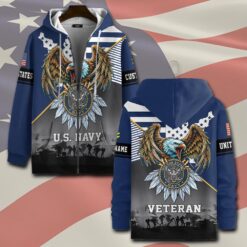 US Navy, Freedom Isn't Free - Zip Hoodie