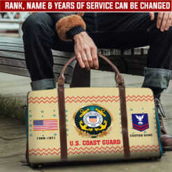 US Coast Guard, Defender of Freedom - Travel Bag - Size L: 20.4 x 9.4 x 10.2 inches
