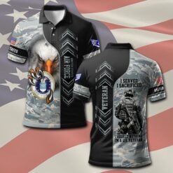 US Air Force , Proud Veteran - Polo Shirt