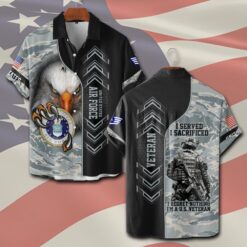 US Air Force , E 9 Air Force Command Chief Master Sergeant - Short Sleeve Button Shirt