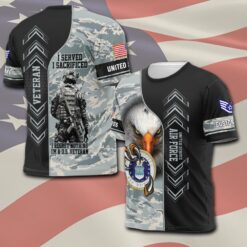 US Air Force , Land Of The Free, Because Of The Brave - T-Shirt