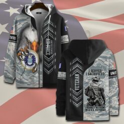 US Air Force , Aim High … Fly-Fight-Win - Zip Hoodie