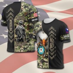 US Coast Guard, E 7 Red - T-Shirt